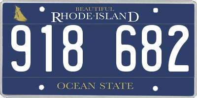 RI license plate 918682