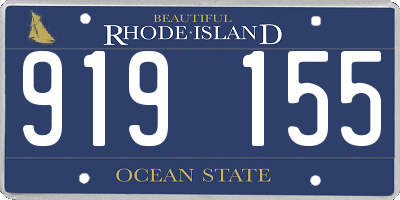 RI license plate 919155