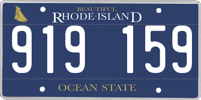 RI license plate 919159