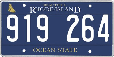 RI license plate 919264