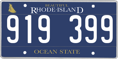 RI license plate 919399