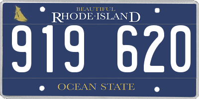 RI license plate 919620