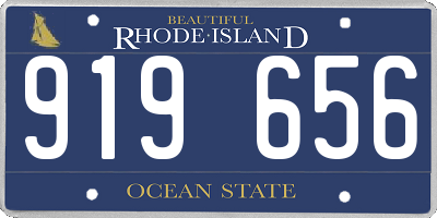 RI license plate 919656
