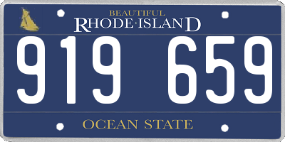 RI license plate 919659