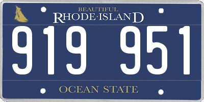 RI license plate 919951