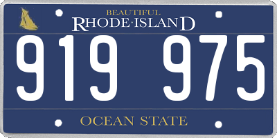 RI license plate 919975