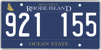 RI license plate 921155