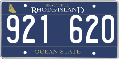 RI license plate 921620