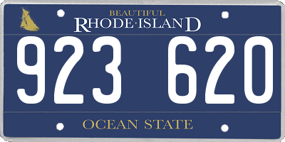 RI license plate 923620
