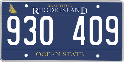 RI license plate 930409