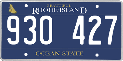RI license plate 930427