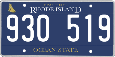 RI license plate 930519