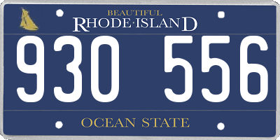RI license plate 930556