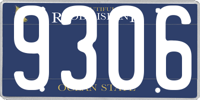 RI license plate 9306