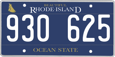 RI license plate 930625