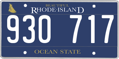 RI license plate 930717