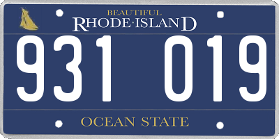 RI license plate 931019