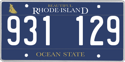 RI license plate 931129