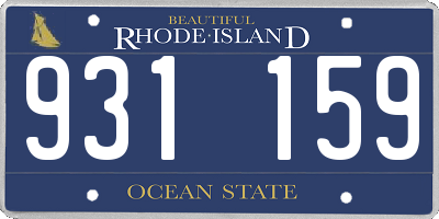 RI license plate 931159