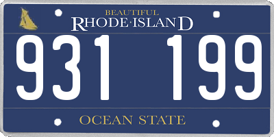 RI license plate 931199