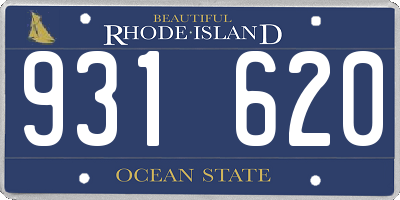 RI license plate 931620