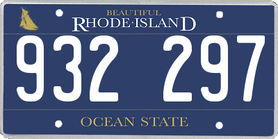 RI license plate 932297
