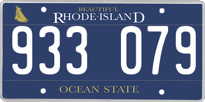RI license plate 933079