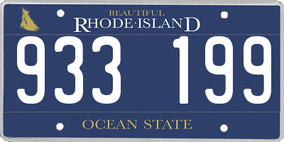 RI license plate 933199