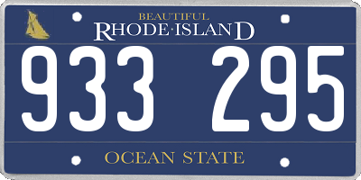 RI license plate 933295
