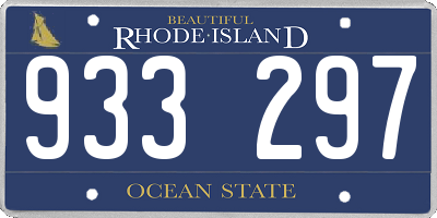 RI license plate 933297