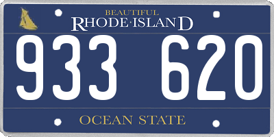 RI license plate 933620