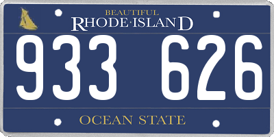 RI license plate 933626