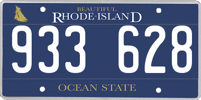 RI license plate 933628