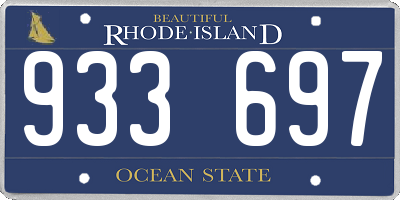 RI license plate 933697