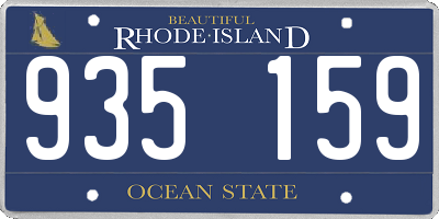 RI license plate 935159