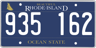 RI license plate 935162
