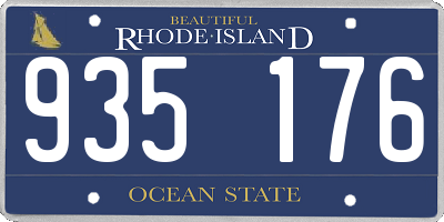 RI license plate 935176