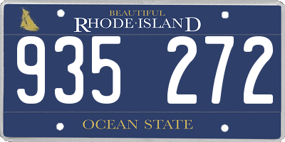 RI license plate 935272