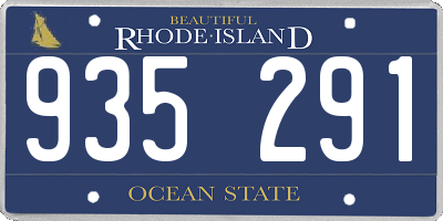 RI license plate 935291