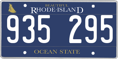 RI license plate 935295