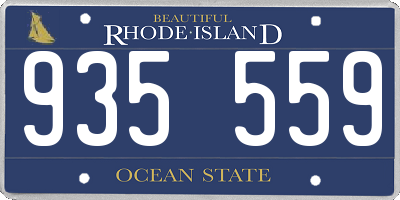 RI license plate 935559