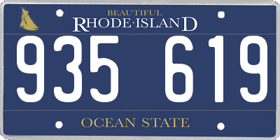 RI license plate 935619