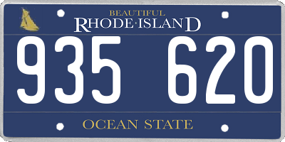 RI license plate 935620