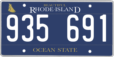 RI license plate 935691