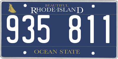 RI license plate 935811