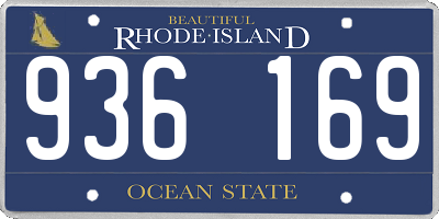 RI license plate 936169