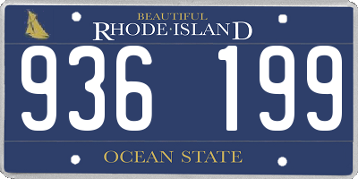 RI license plate 936199