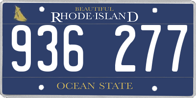 RI license plate 936277