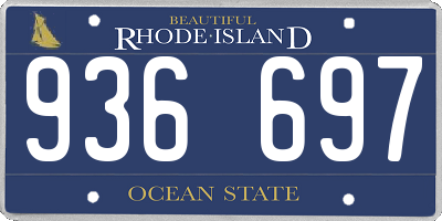 RI license plate 936697