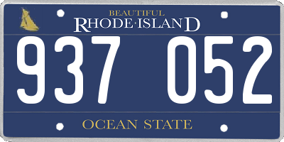 RI license plate 937052